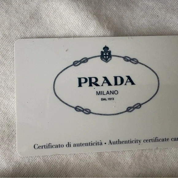 Prada Navy Re-Nylon Embroidered Logo Tote Bag - Picture 7 of 7